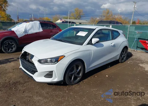 2019 Hyundai Veloster 2.0 из США, поврежденный, VIN KMHTG6AF0KU018925